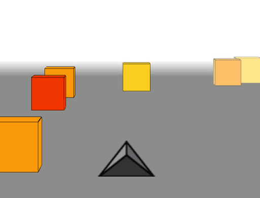 Cubefield game