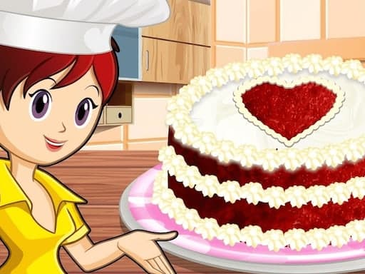 Sara's Cooking Class: Red Velvet Cake game