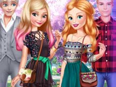 Elsa and Barbie Date Fashion